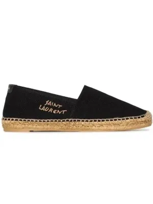 Monogram Black Espadrilles Saint Great savings Laurent Bundle deal Women's