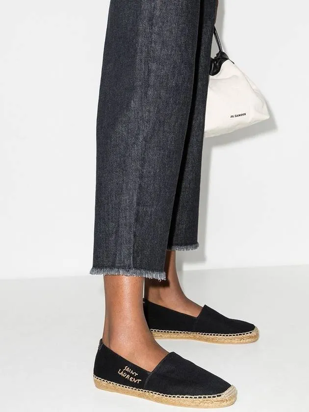 Monogram Black Espadrilles Saint Great savings Laurent Bundle deal Women's