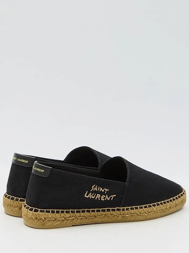 Monogram Logo Espadrilles Black High-discount Saint Laurent Invitation-only deal