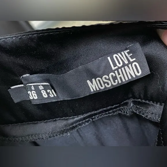 Moschino Long Crystal strap dress