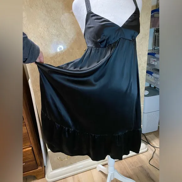 Moschino Long Crystal strap dress