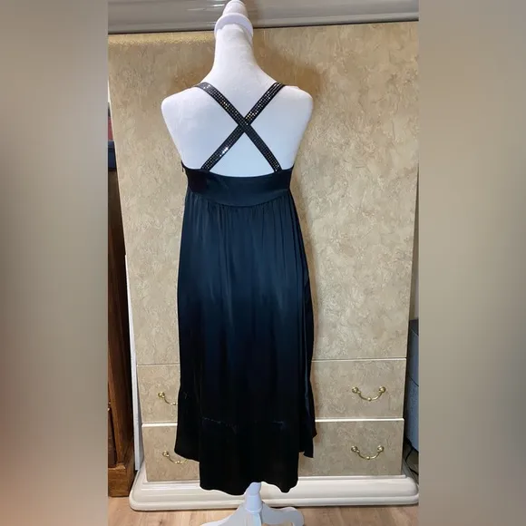 Moschino Long Crystal strap dress