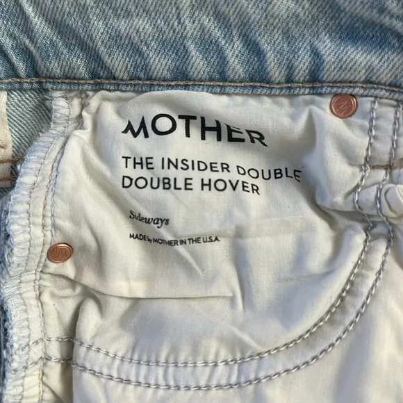Mother Denim The Inside Double Double Hoover