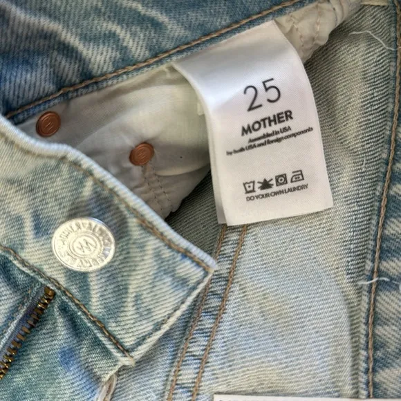 Mother Denim The Inside Double Double Hoover