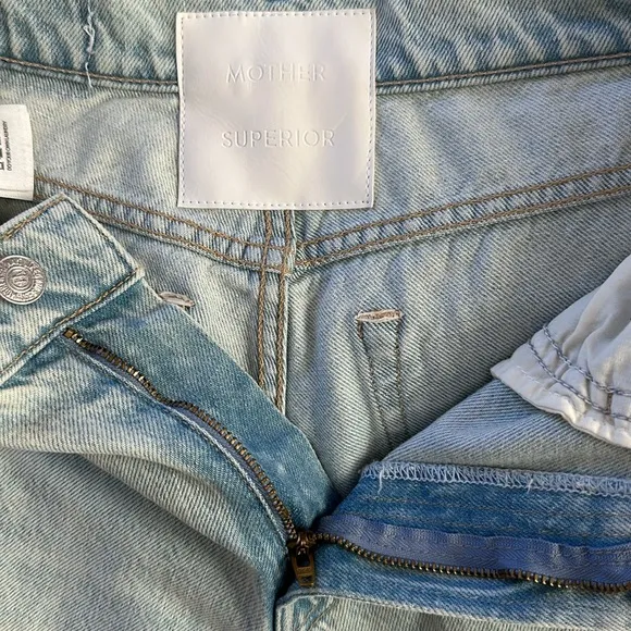 Mother Denim The Inside Double Double Hoover