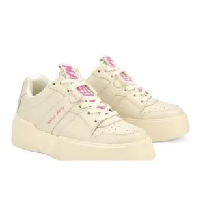 Naked Wolfe Pixie Cloud Platform Leather Sneakers Cream Pink US 9