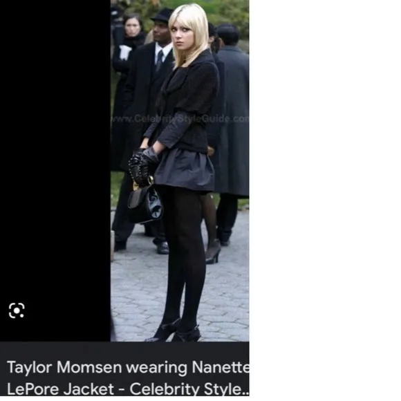 Nanette Lepore Da Vinci Bodycon Black Ruched Skirt 0 Punk Gossip Girl Rare Goth