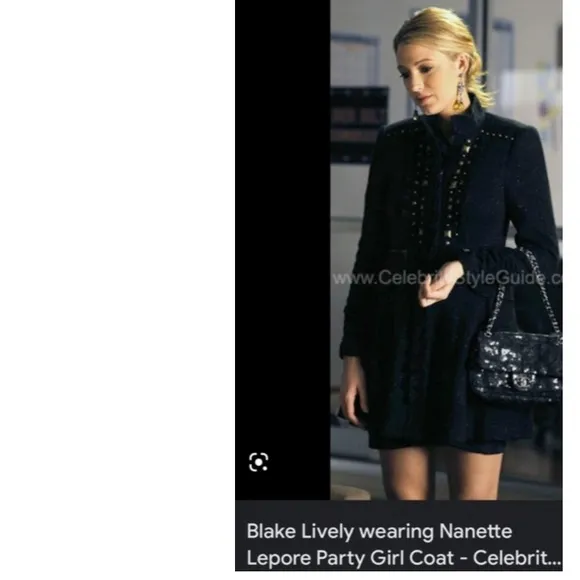 Nanette Lepore Da Vinci Bodycon Black Ruched Skirt 0 Punk Gossip Girl Rare Goth