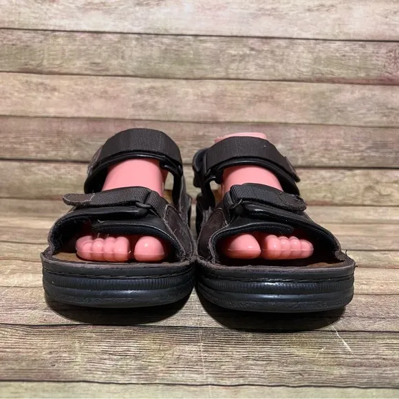 Naot Brown Leather Andes Strap Sandals