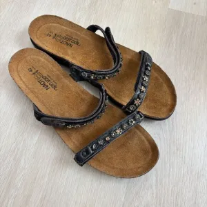 Naot Floral Embellished Comfort Slip On Sandals Size 42 / US 11