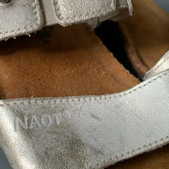 Naot Girls Sandals double strap with jewel accents