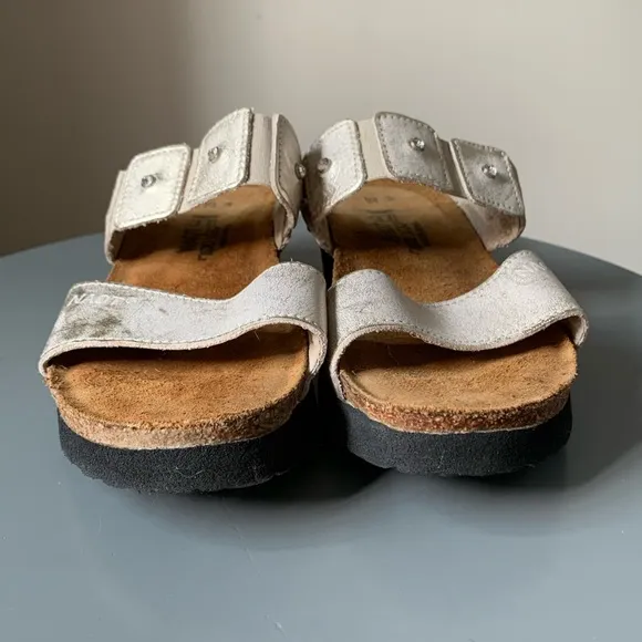 Naot Girls Sandals double strap with jewel accents
