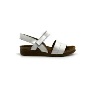 Naot Kayla White Leather Women's Sandals Size 41