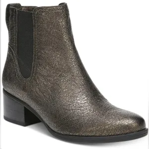 Naturalizer Dallas Bronze Metallic Chelsea Boots Size 9.5