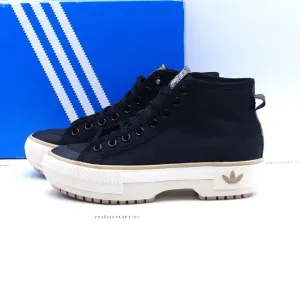 NEW adidas Originals Nizza Trek Leopard Platform Sneaker FZ5999 Black