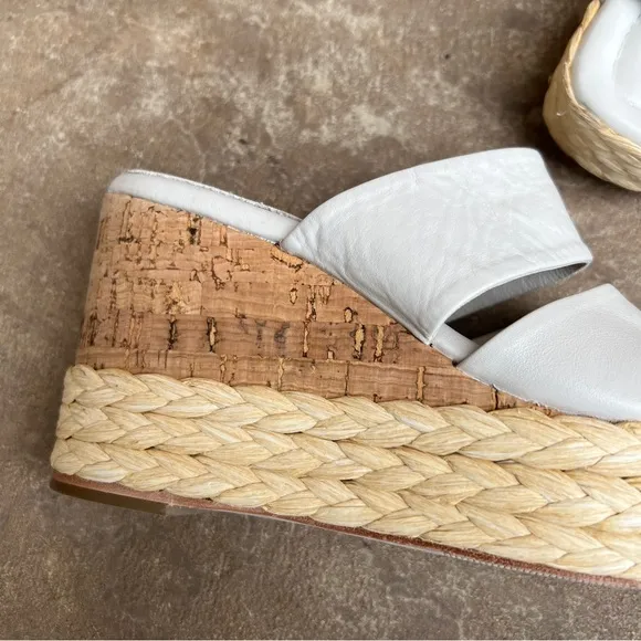 NEW Andree Assous Women's Pilar Slip On Espadrille Platform Sandals Sz 38