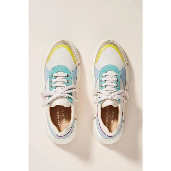 New Anthropologie x Delpozo Platform Sneakers Size Eu40