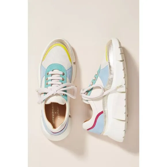 New Anthropologie x Delpozo Platform Sneakers Size Eu40