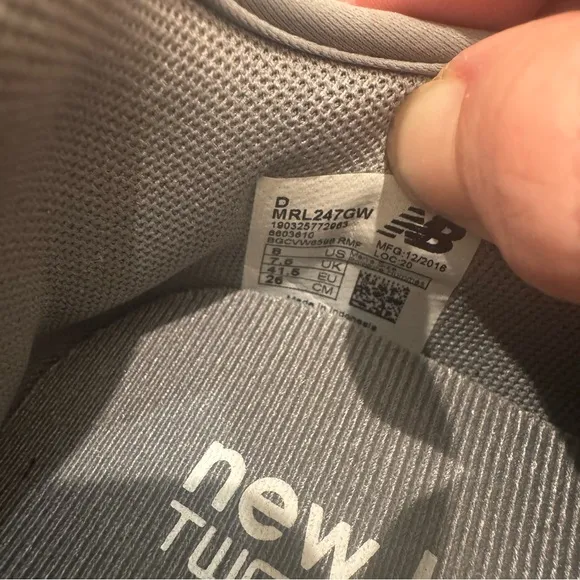 New Balance 247 Grey Low Top Sneakers MRL 247