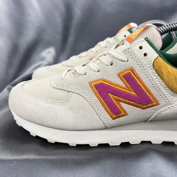 New Balance 574 Sneakers Men's 9D / Women's 10.5D Pink Cream ML574TS Casual Shoe