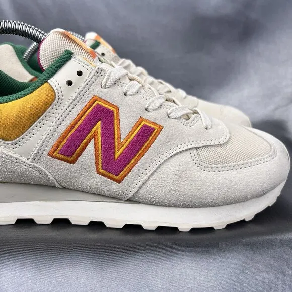 New Balance 574 Sneakers Men's 9D / Women's 10.5D Pink Cream ML574TS Casual Shoe