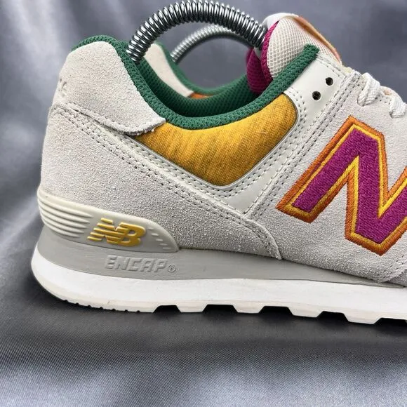 New Balance 574 Sneakers Men's 9D / Women's 10.5D Pink Cream ML574TS Casual Shoe