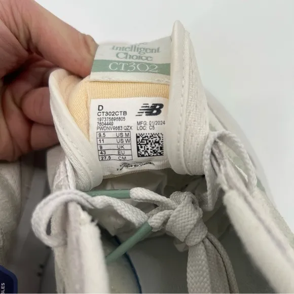 New Balance CT302 White Green Calssic Tie Dye Suede Upper Lace Up Sneakers 11