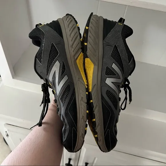 New Balance Gray 510v4 Outdoor Trail Running Sneakers