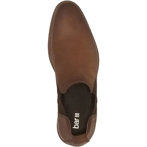New Bar III Men's Paxton Chelsea Boots Light Tan Brown 8.5M