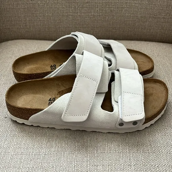 NEW Birkenstock Uji Leather Slide Sandals Size 40 / 9