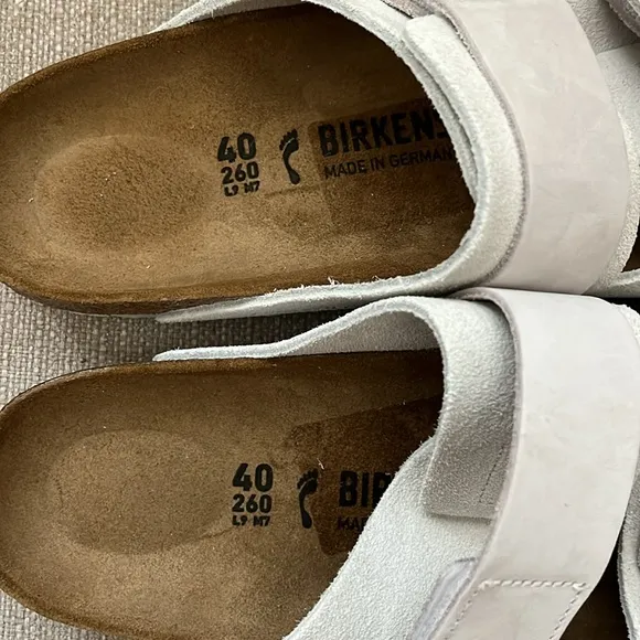 NEW Birkenstock Uji Leather Slide Sandals Size 40 / 9