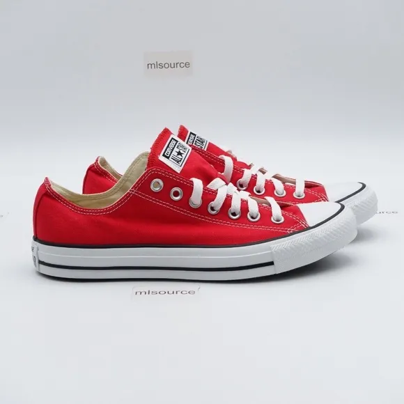 NEW Converse Chuck Taylor Low Top Sneakers W9696 Red