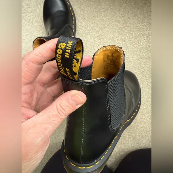 NEW Doc Marten Chelsea boots 2976 yellow stitch