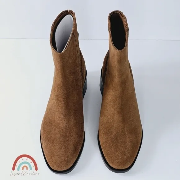 New! Dolce Vita Layton Leather Suede Western Boots