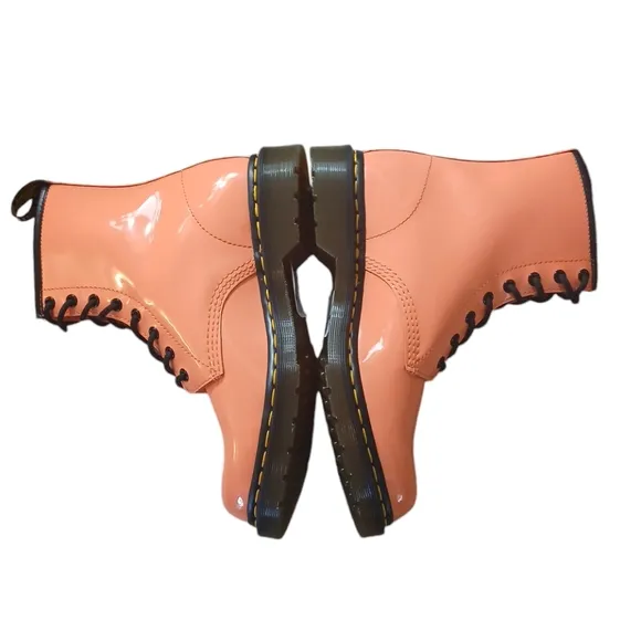 NEW Dr. Marten's Coral Combat Boots Women's size 10
