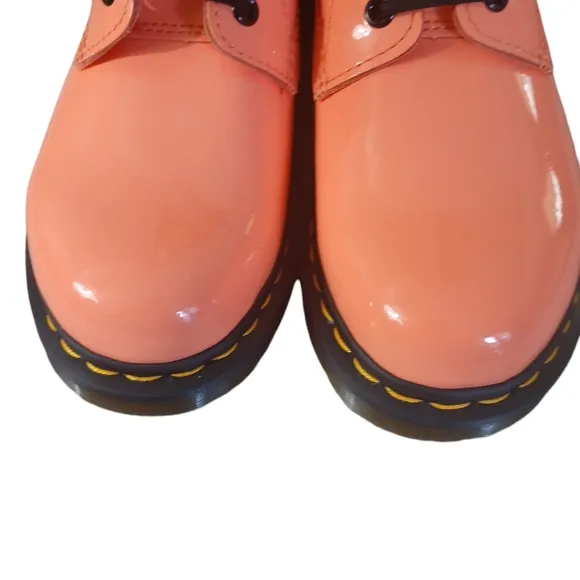 NEW Dr. Marten's Coral Combat Boots Women's size 10
