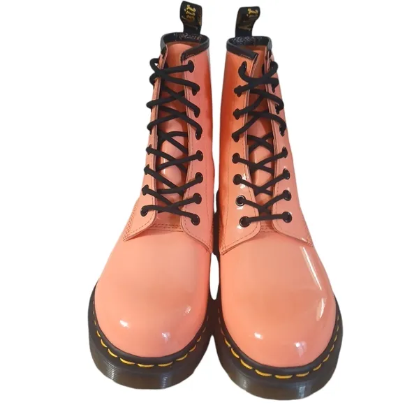 NEW Dr. Marten's Coral Combat Boots Women's size 10
