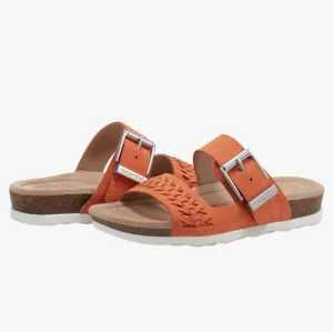 *NEW* Earth Emani Round Toe Casual Flat Slip-On Sandals Women's 9