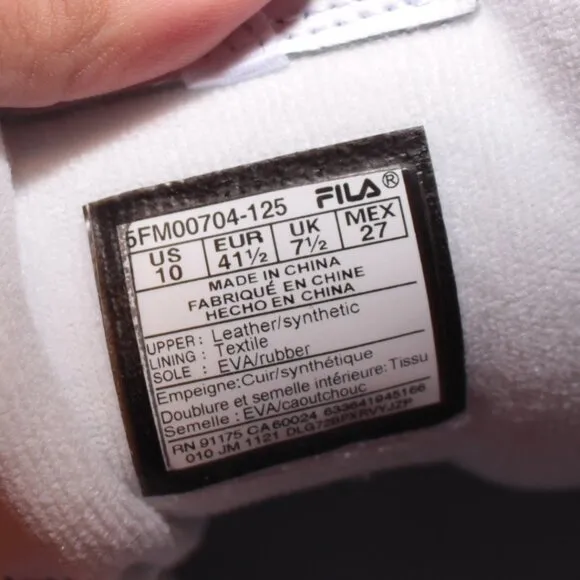 NEW Fila Disruptor II Platform Wedge Sneakers Size 10