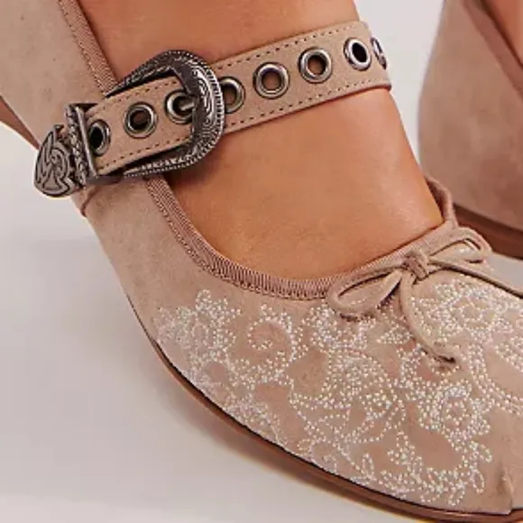 NEW Free People x Jeffrey Campbell x Understated Leather Ballet Flats US 10