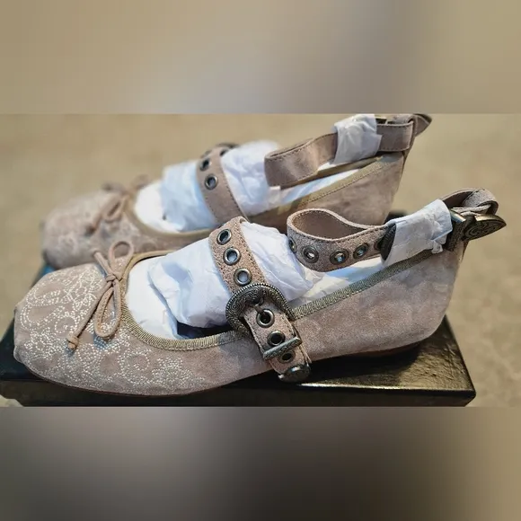 NEW Free People x Jeffrey Campbell x Understated Leather Ballet Flats US 10