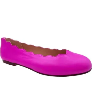 NEW FRENCH SOLE women's jigsaw flats in hot pink