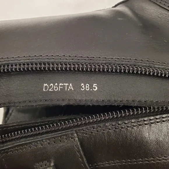 NEW Geox Hoara Black COMBAT BOOTS