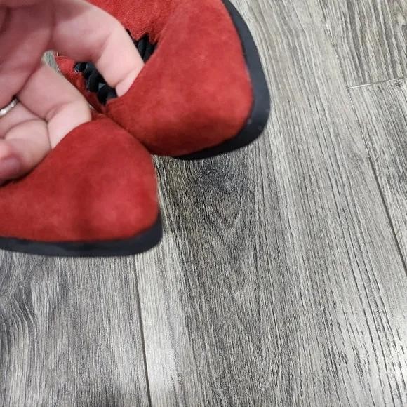 NEW Jeffrey Campbell Rust Suede Flats size 7M