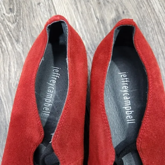 NEW Jeffrey Campbell Rust Suede Flats size 7M