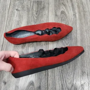 NEW Jeffrey Campbell Rust Suede Flats size 7M