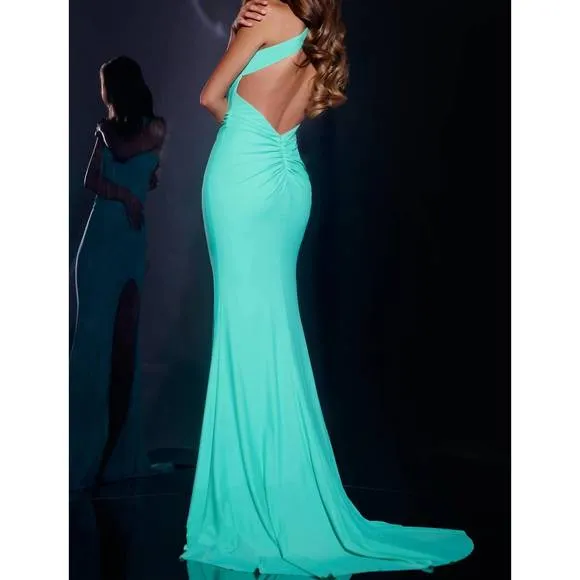 NEW JOVANI black maxi evening gown in black
