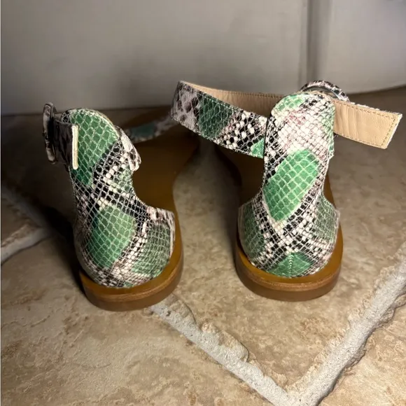 New L’Agence Marcela Ankle Strap Genuine Leather Sandals Minimalist Summer