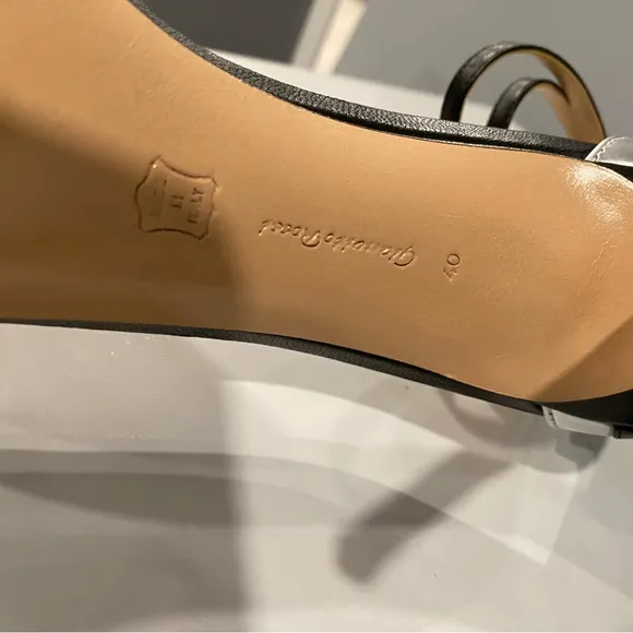 NEW LOW PRICE Gianvito Rossi black and silver sandals