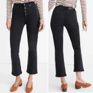 NEW Madewell Petite Cali Demi-Boot Jeans in‎ Bellspring Wash, 26P